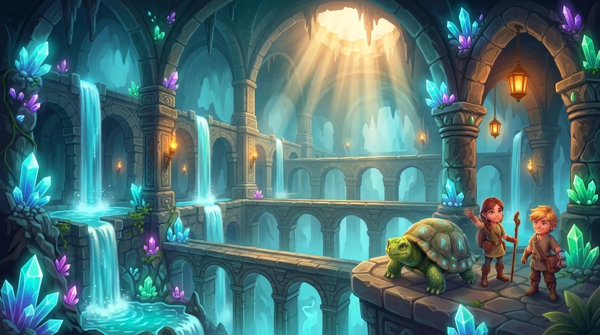 AquaDuct – Oakley's Journey Key Artwork